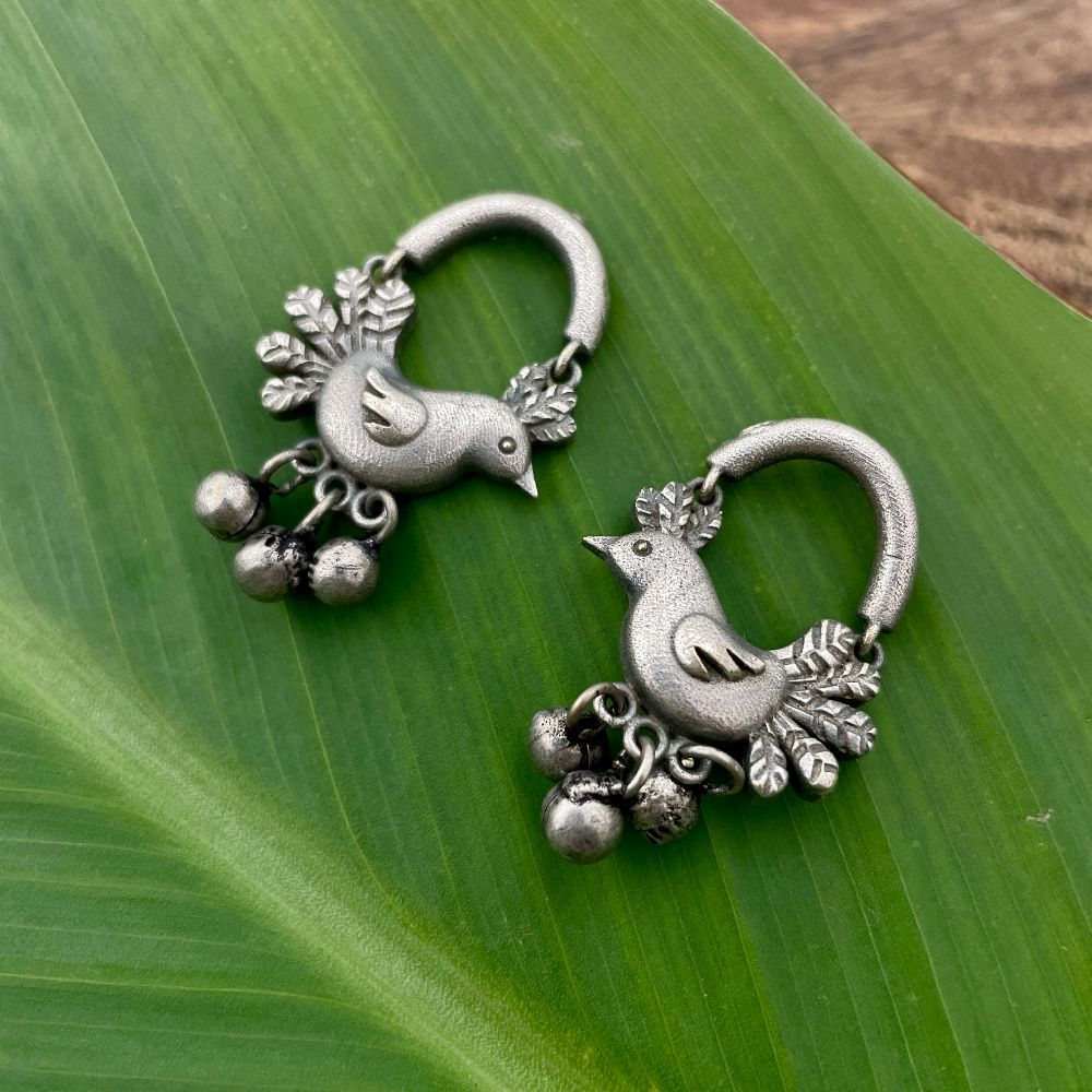 Cute Little Bird Dangle Earrings