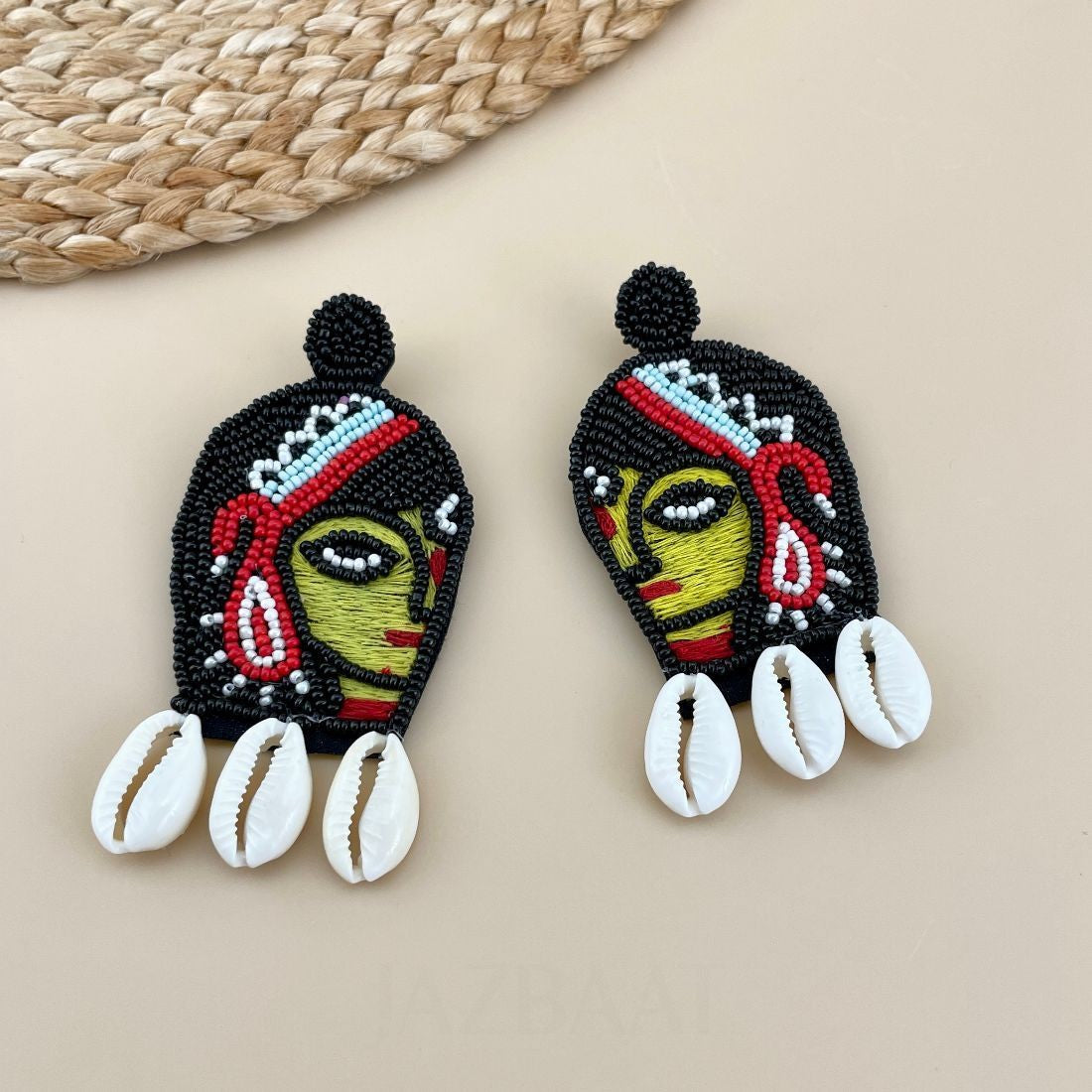 Goddess Durga Handmade Navratri Earrings