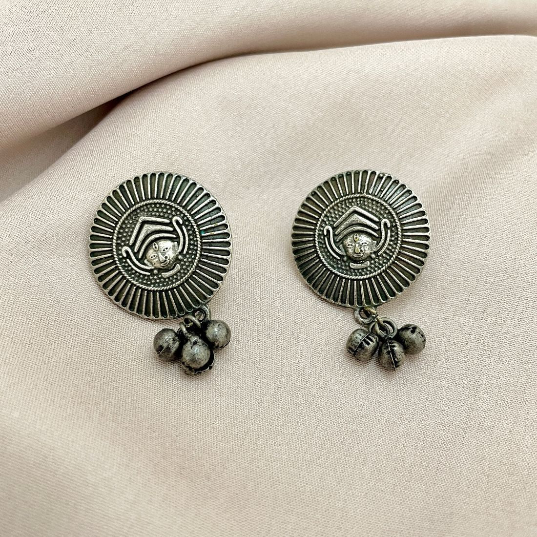 Goddess Durga Stud Earrings