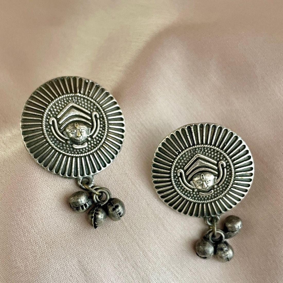 Goddess Durga Stud Earrings