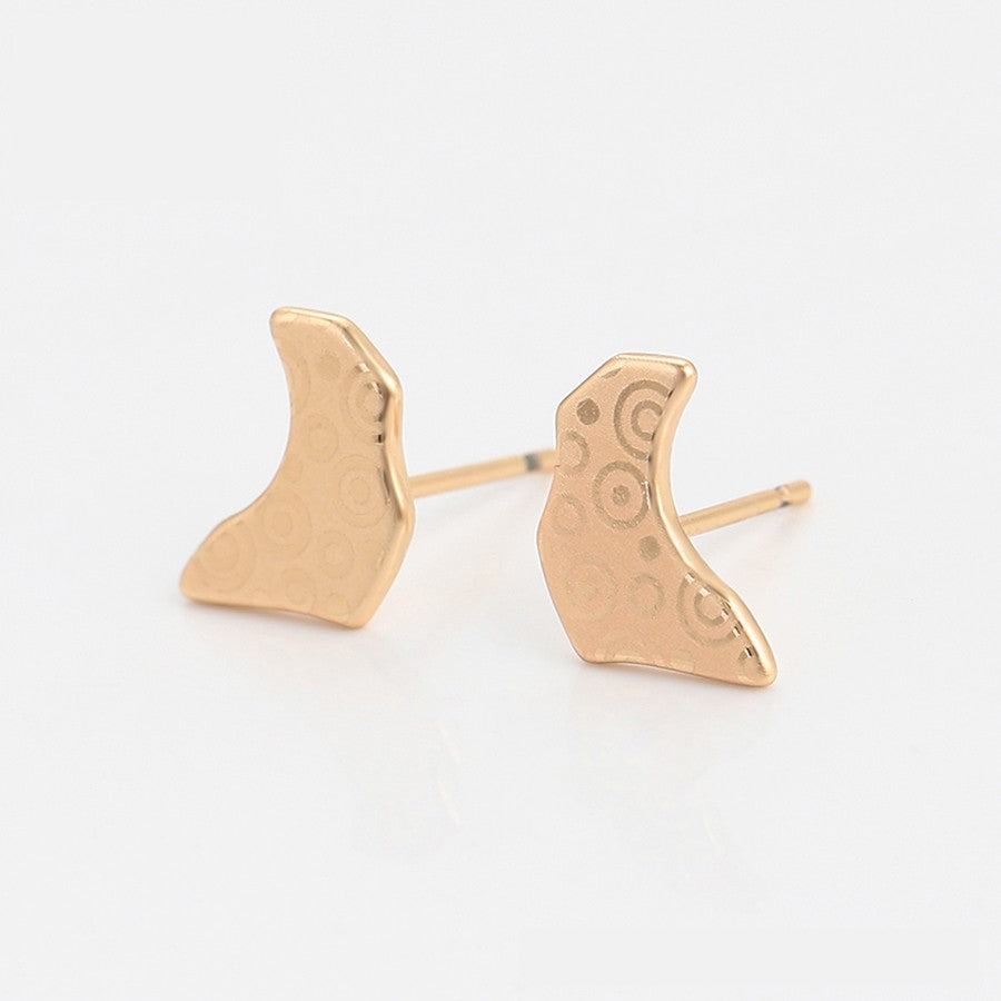 Jazbaat 18k Gold-Plated Anti-Tarnish Stud Earrings