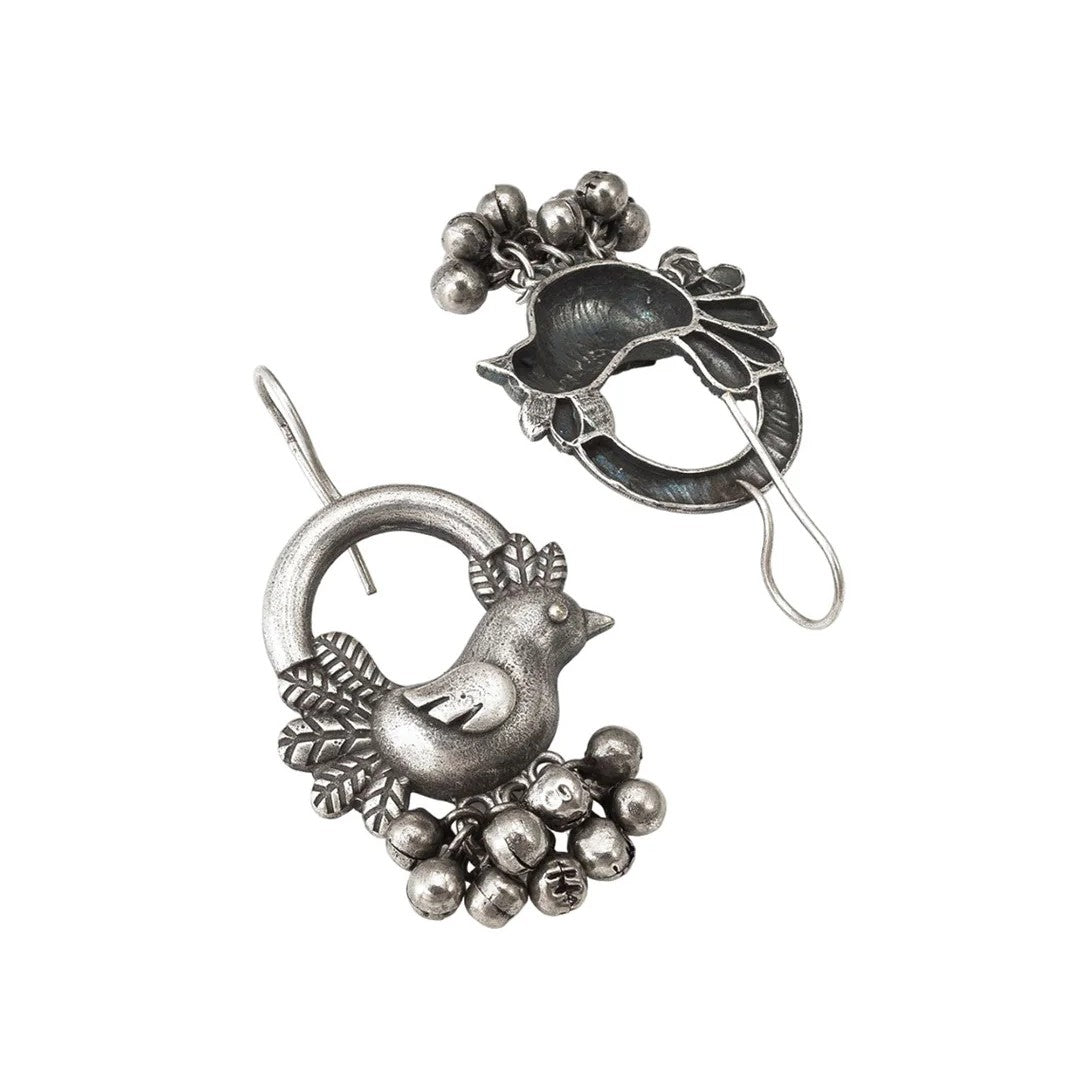 Jazbaat Cute Little Bird Dangle Earrings