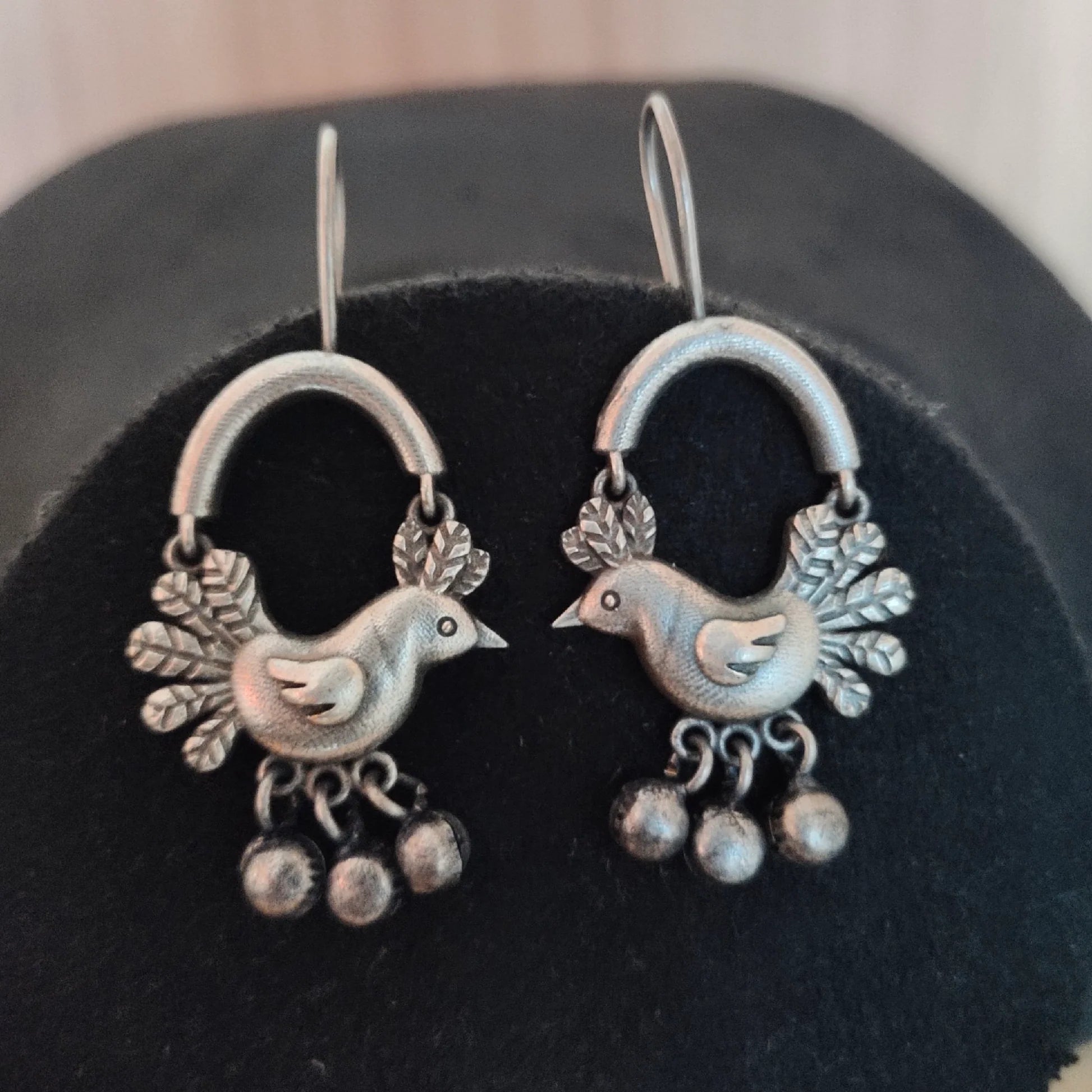 Jazbaat Cute Little Bird Dangle Earrings