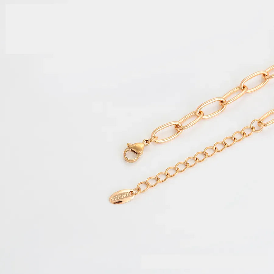 Jazbaat Gold-Plated Christ Crucifix Cross Pendant Necklace