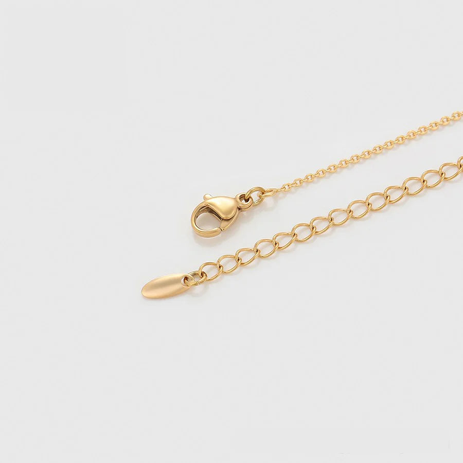 Jazbaat Gold-Plated Heart-Shaped CZ Stone-Studded Demi-Fine Pendant Necklace