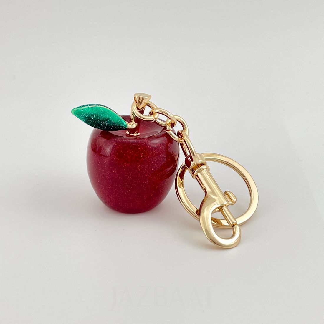 Red Apple Bag Charm Keychain